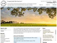 Tablet Screenshot of countryside-jobs.com